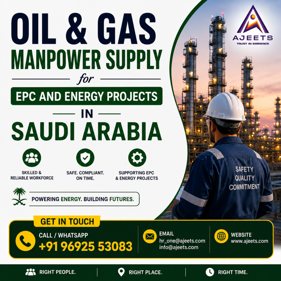 Oil &amp; Gas Manpower Supply for EPC and Energy Projects in Saudi Arabia